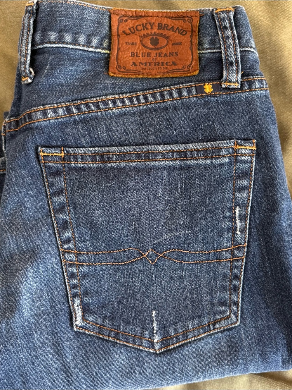 Lucky Brand Men’s Medium Blue Slim Straight Jeans